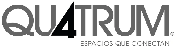 Logo blanco Quatrum.co